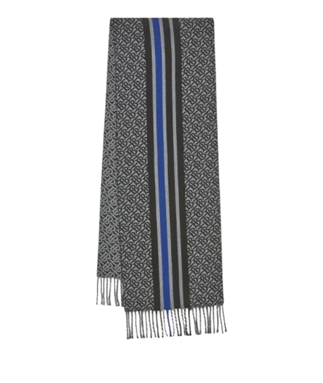 BURBERRY Черный шарф, фото 1