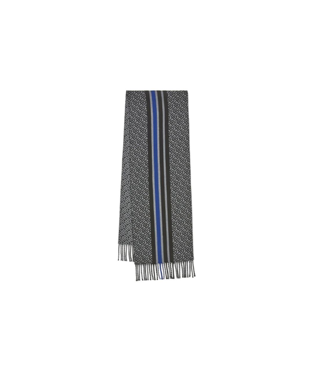 BURBERRY Черный шарф, фото 3