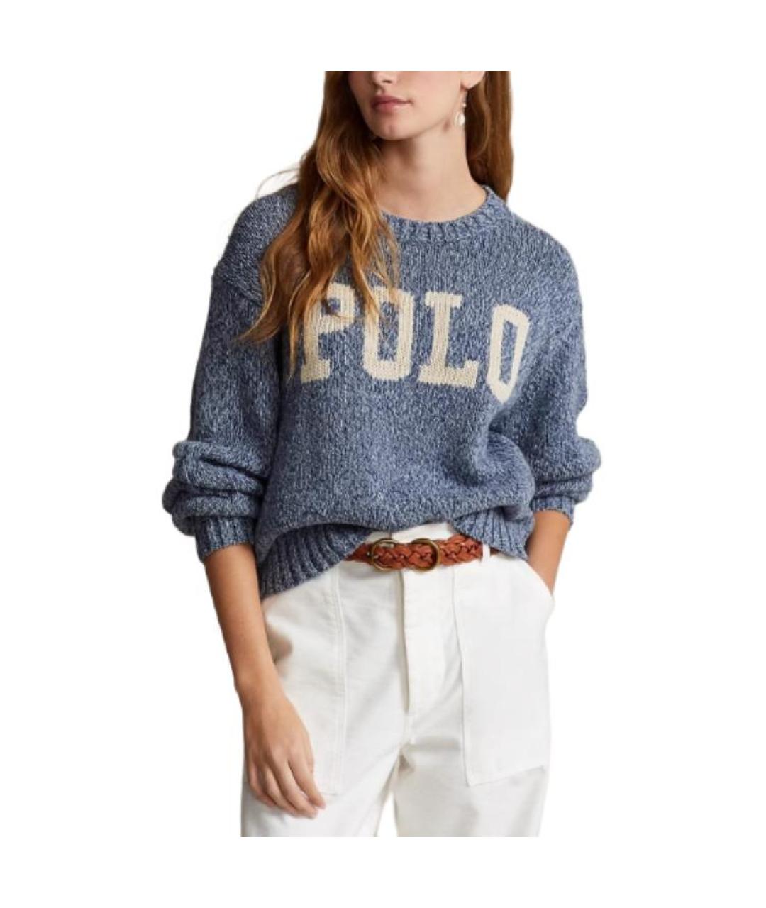 POLO RALPH LAUREN Синий джемпер / свитер, фото 3