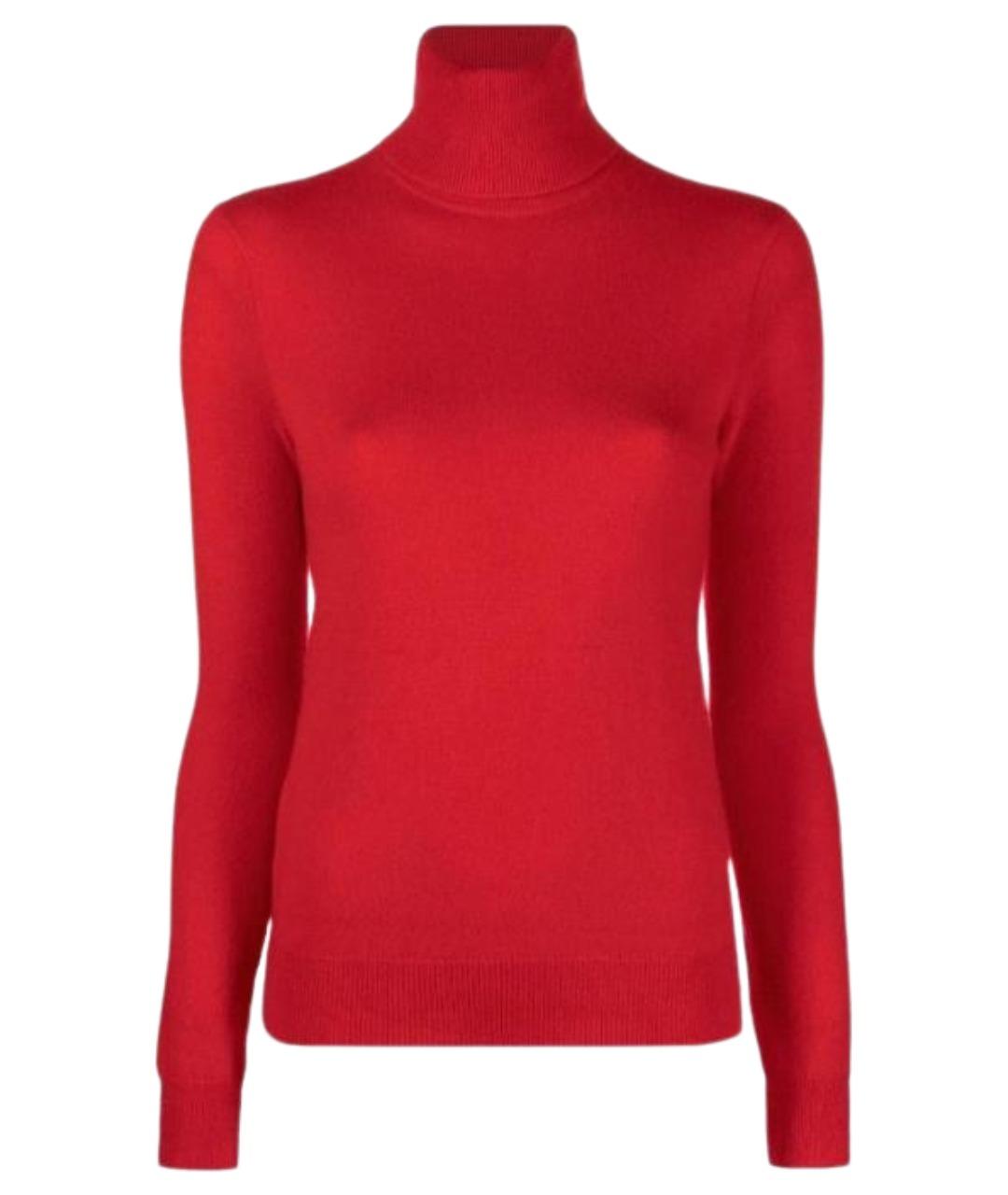 POLO RALPH LAUREN Красный кашемировый джемпер / свитер, фото 1