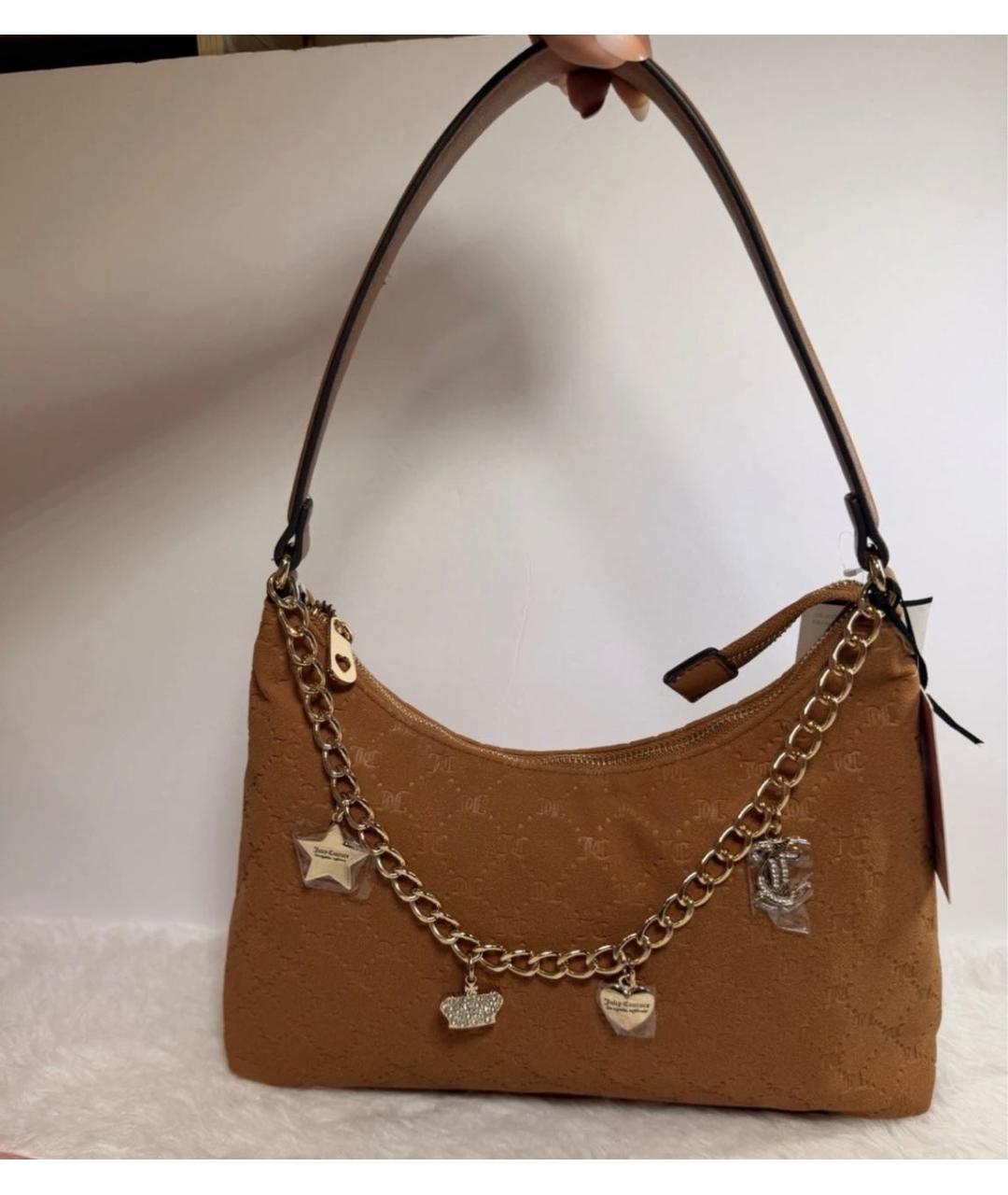JUICY COUTURE Оранжевая сумка с короткими ручками, фото 2