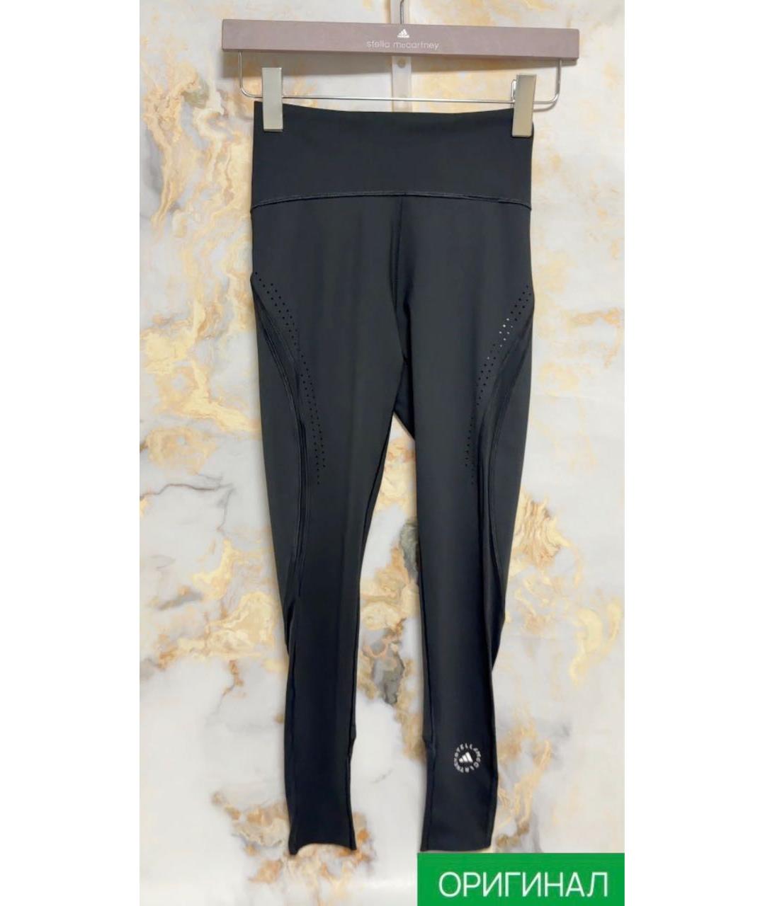 ADIDAS BY STELLA MCCARTNEY Черные леггинсы и велосипедки, фото 3