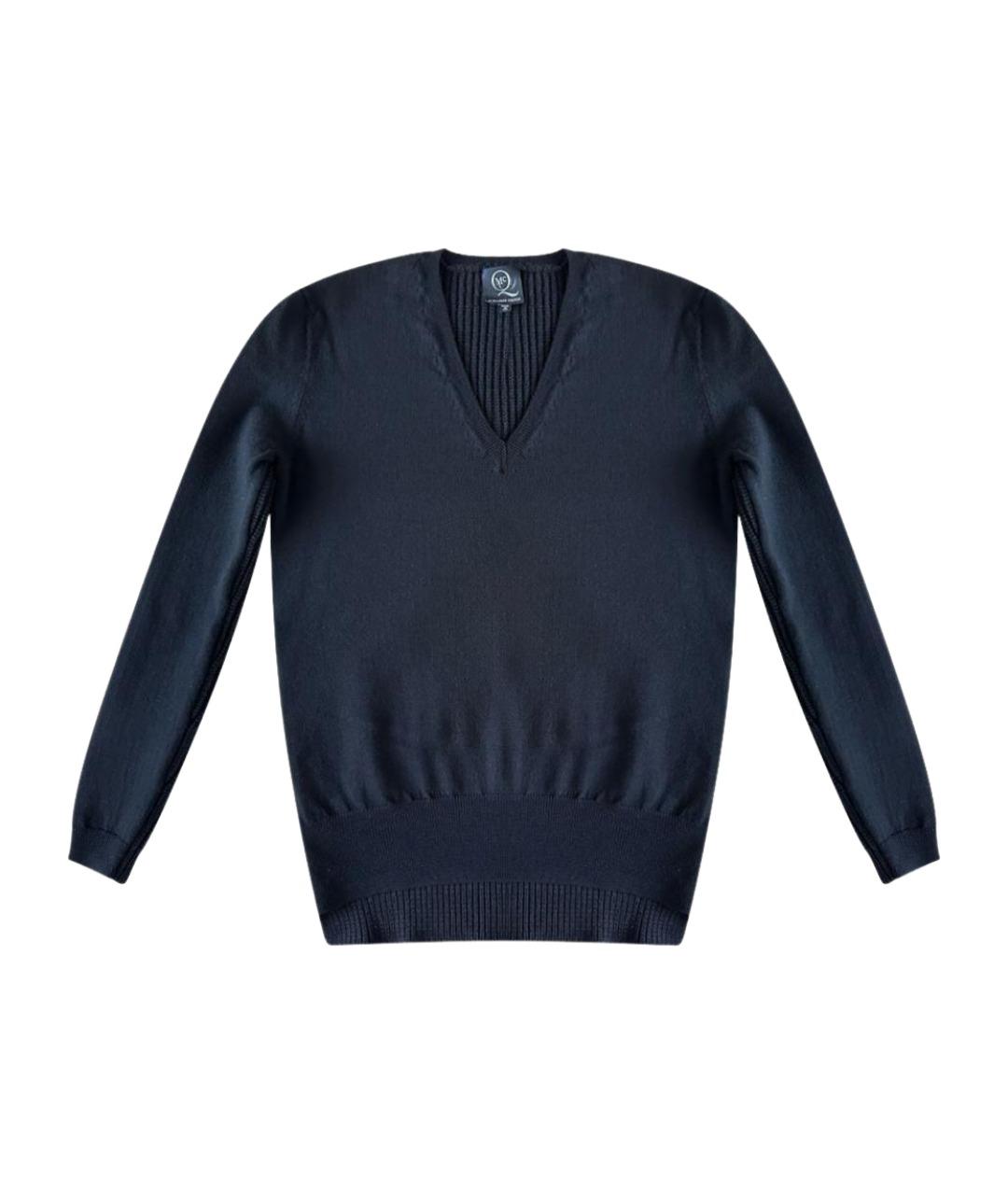 MCQ ALEXANDER MCQUEEN Черный шерстяной джемпер / свитер, фото 1