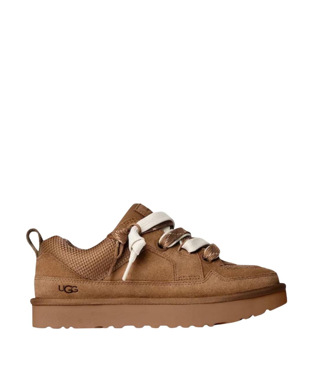 UGG Коричневые замшевые кроссовки, фото 1