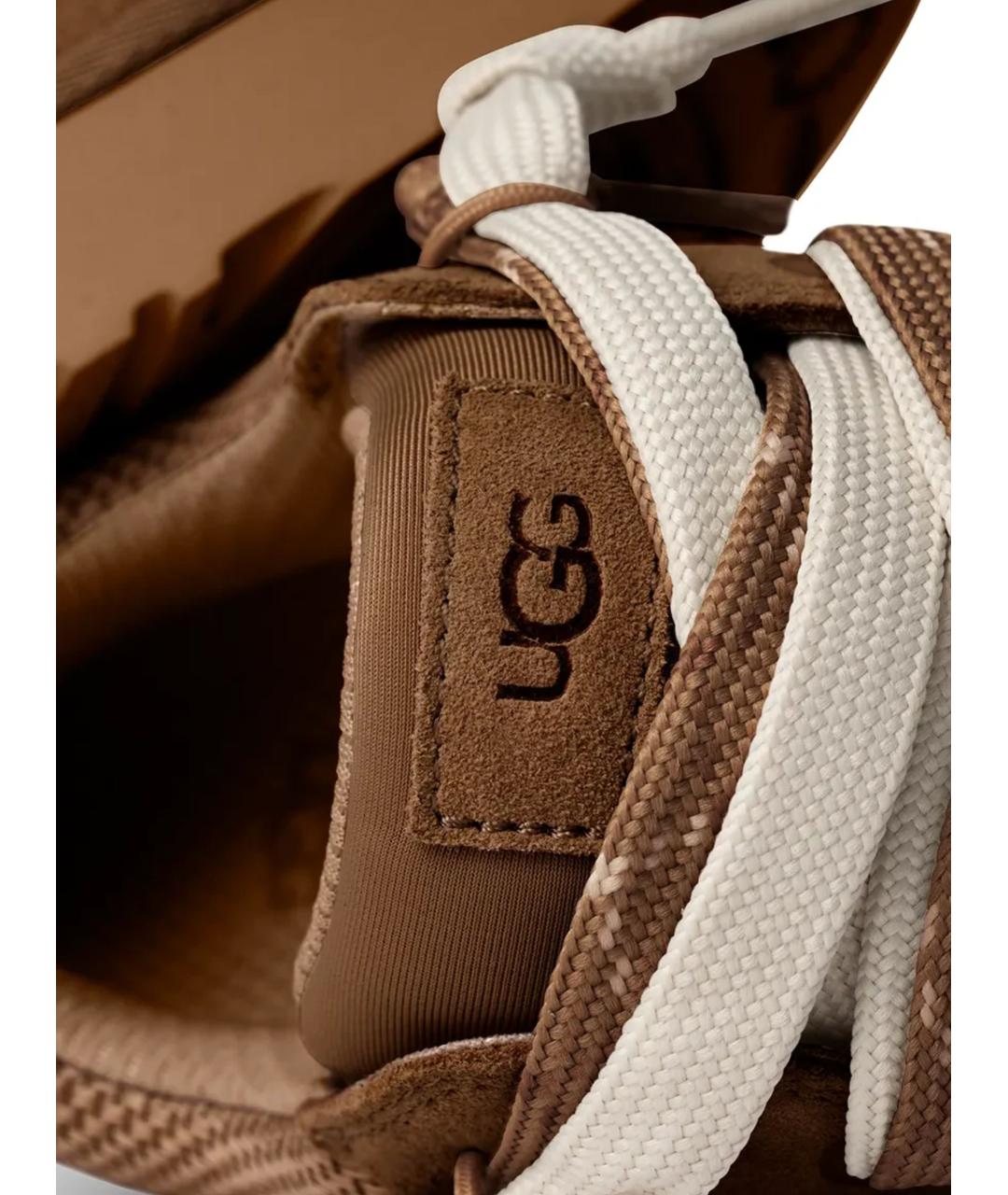 UGG Коричневые замшевые кроссовки, фото 4
