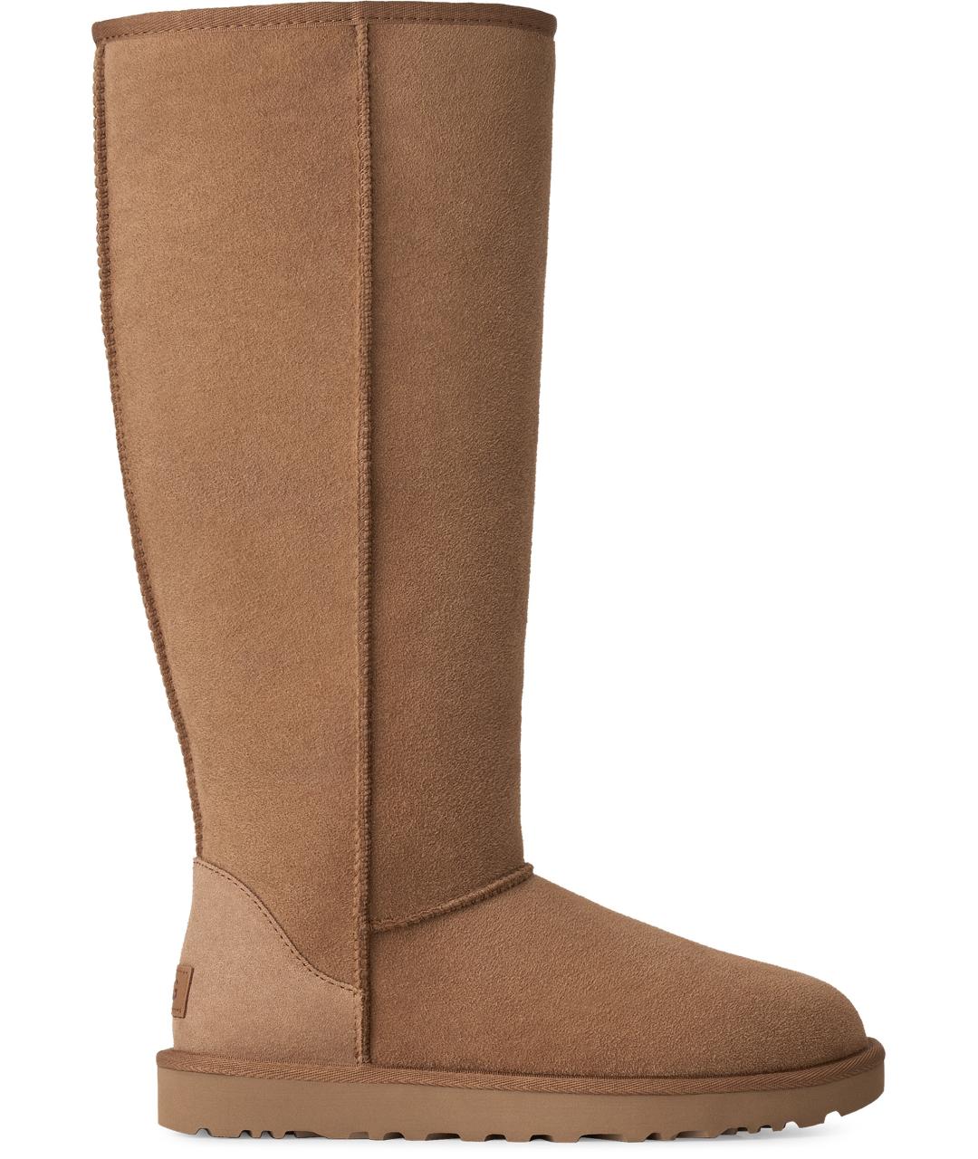 UGG Коричневые замшевые сапоги, фото 6