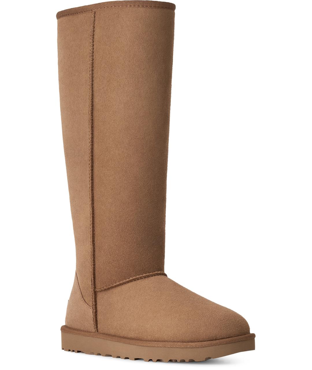 UGG Коричневые замшевые сапоги, фото 2