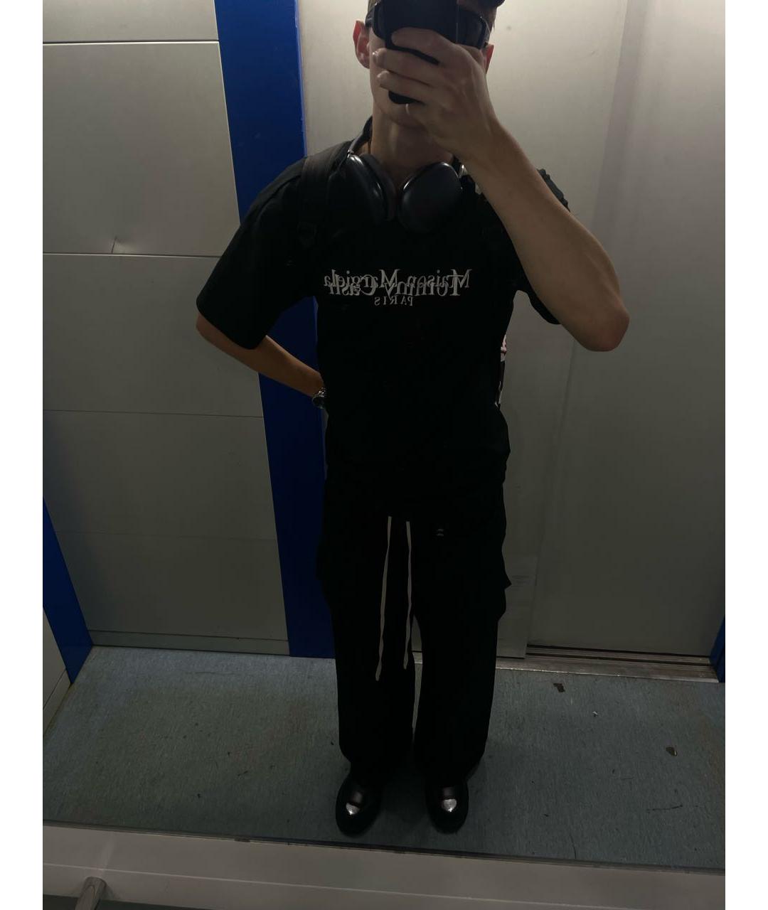 RICK OWENS DRKSHDW Черные хлопковые повседневные брюки, фото 4