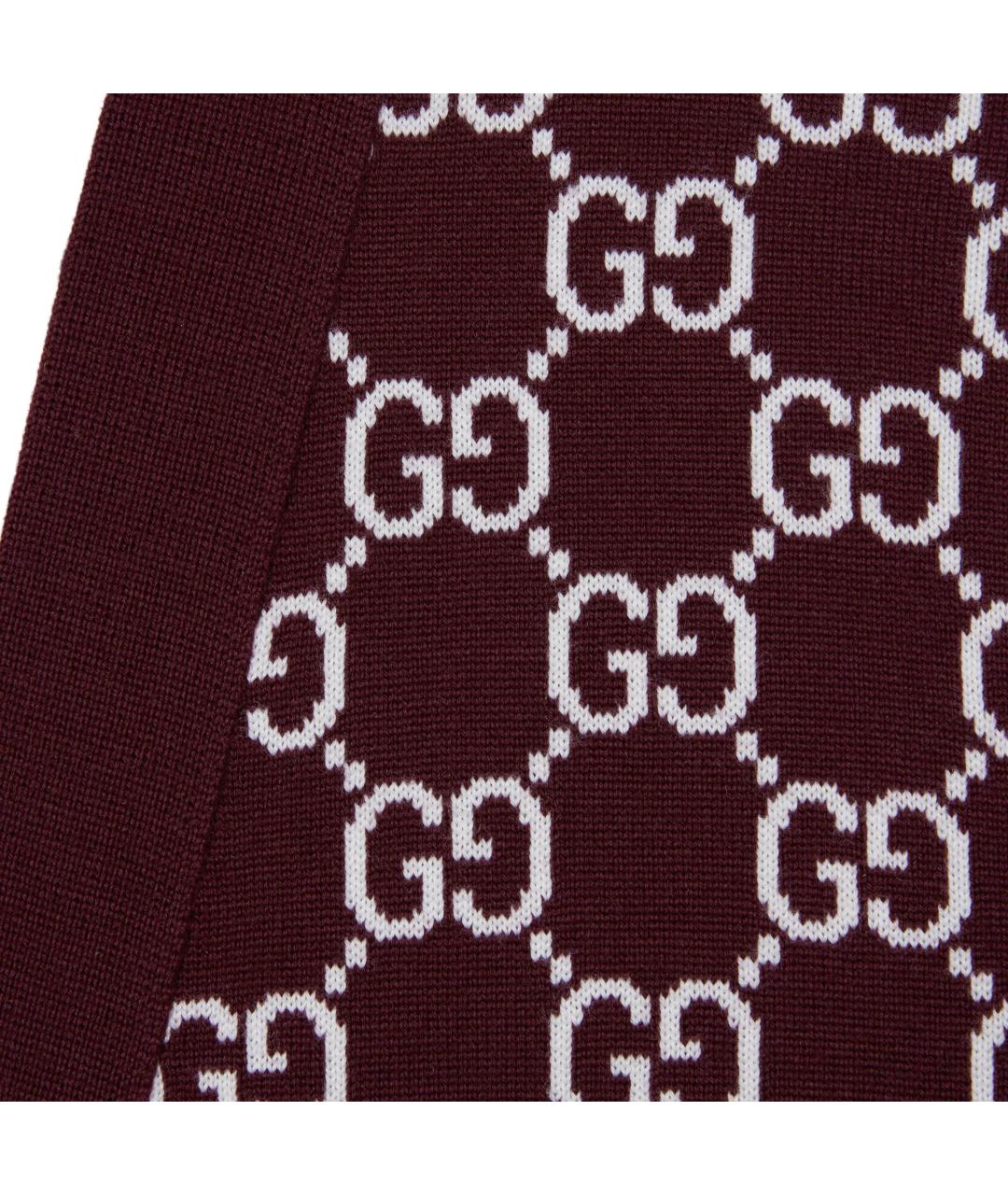 GUCCI Бордовый шерстяной кардиган, фото 5