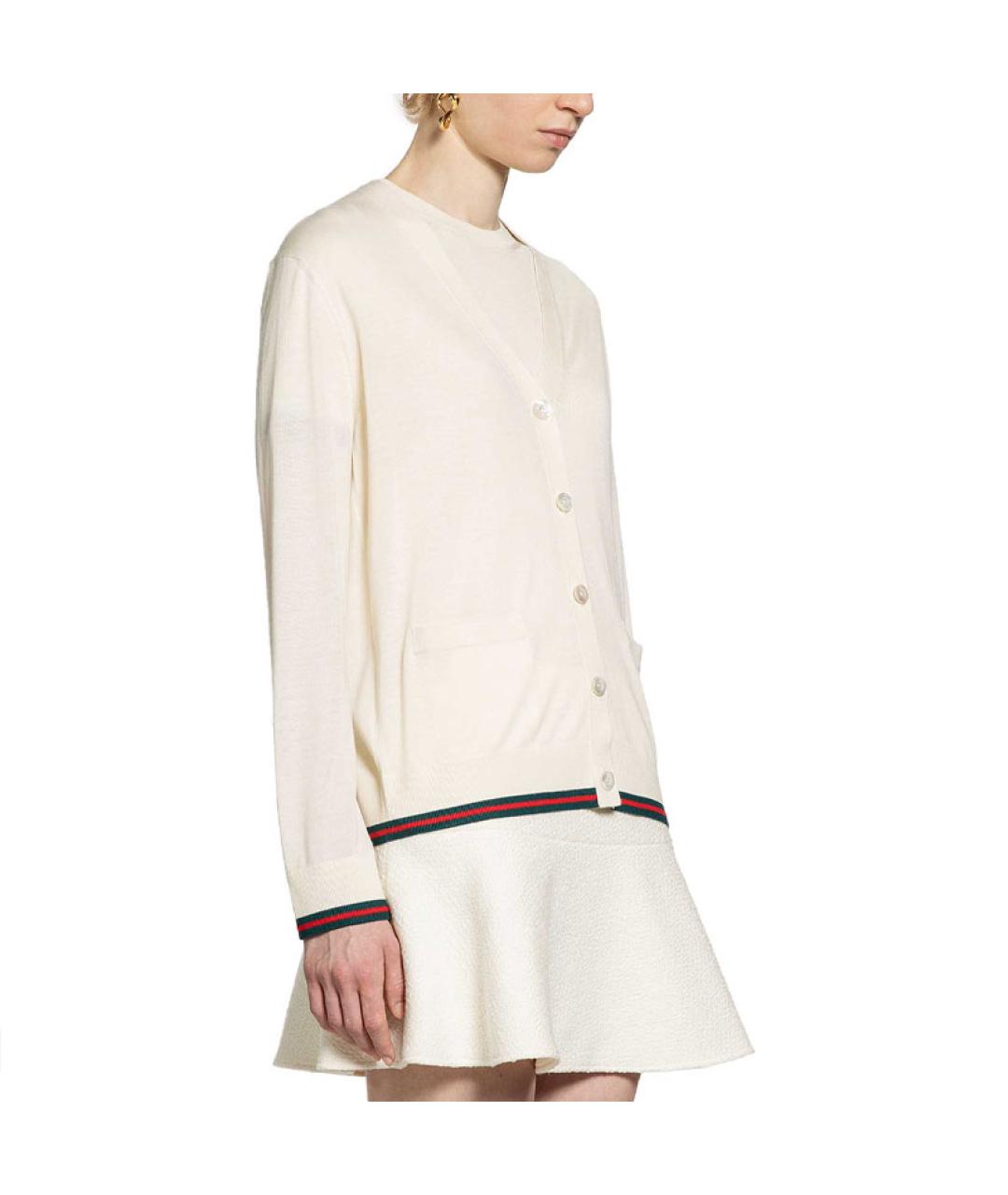 GUCCI Белый кардиган, фото 5