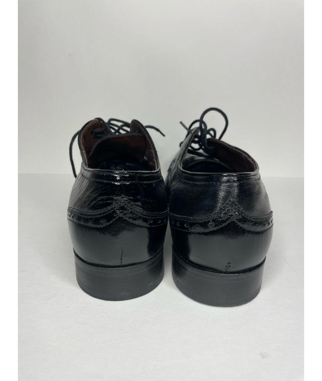 HUGO BOSS Черные туфли из лакированной кожи, фото 4