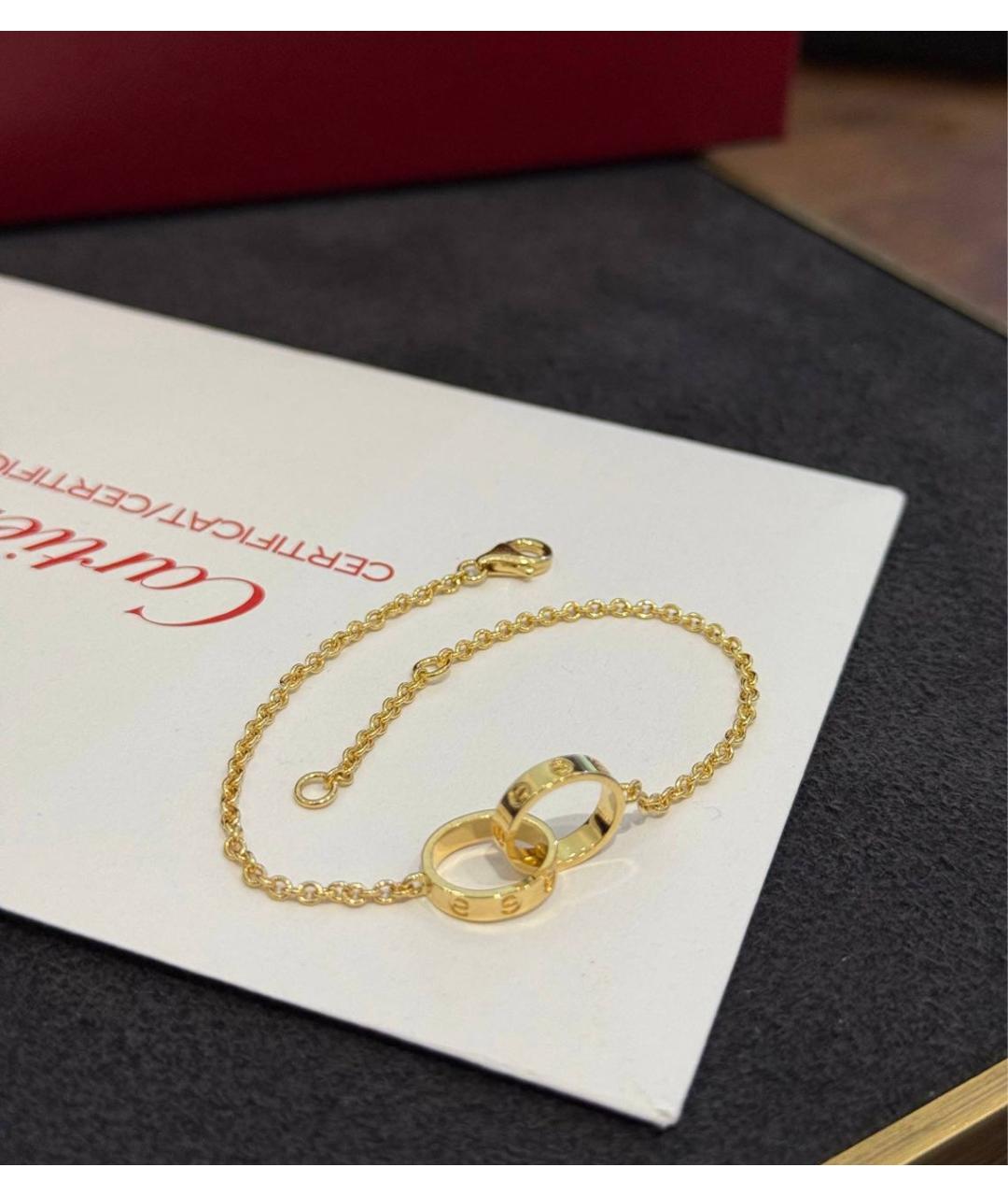 CARTIER Золотой браслет из желтого золота, фото 4