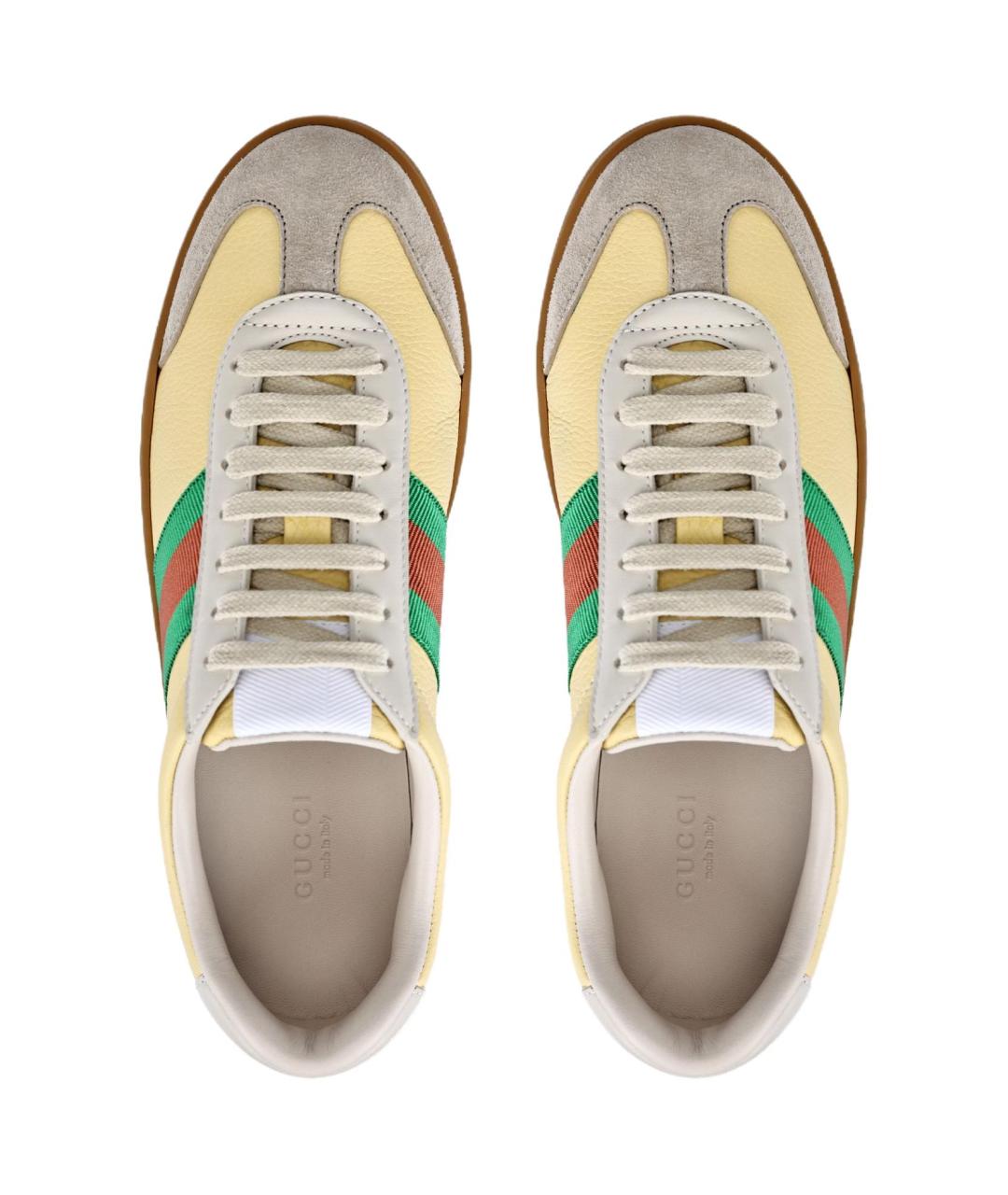 GUCCI Желтые кроссовки, фото 3