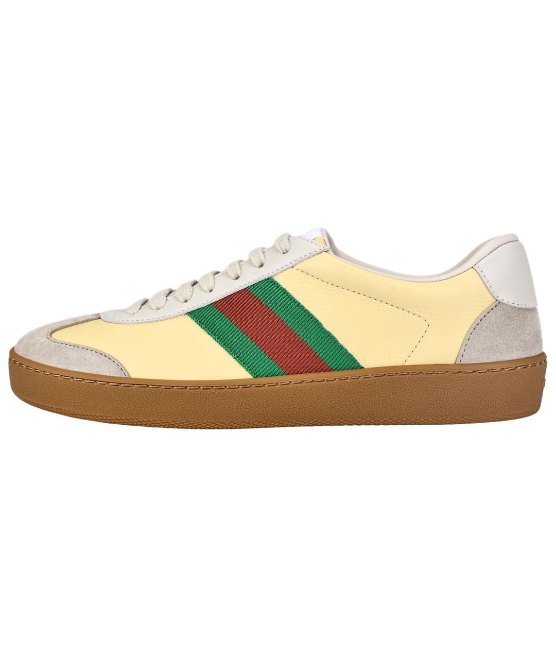 GUCCI Желтые кроссовки, фото 6