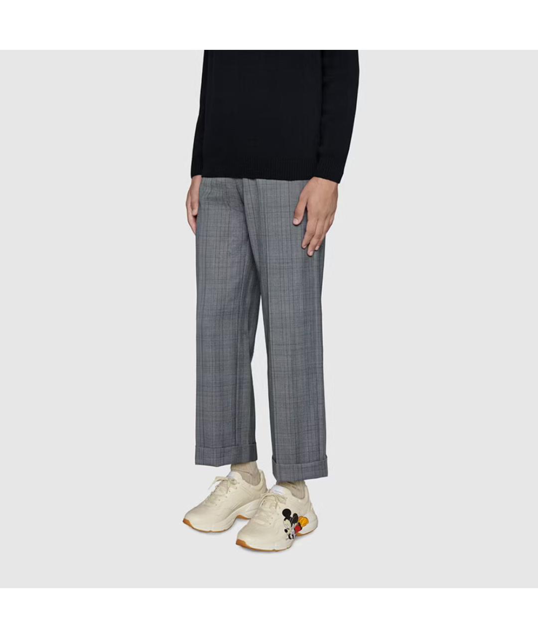GUCCI Бежевые низкие кроссовки / кеды, фото 5