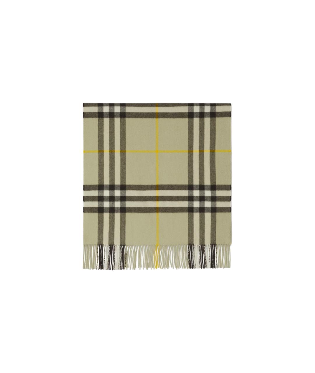 BURBERRY Бежевый кашемировый шарф, фото 2