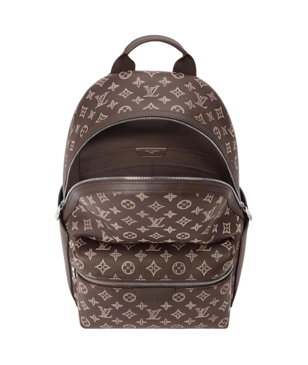 LOUIS VUITTON Коричневый рюкзак из канвы, фото 4