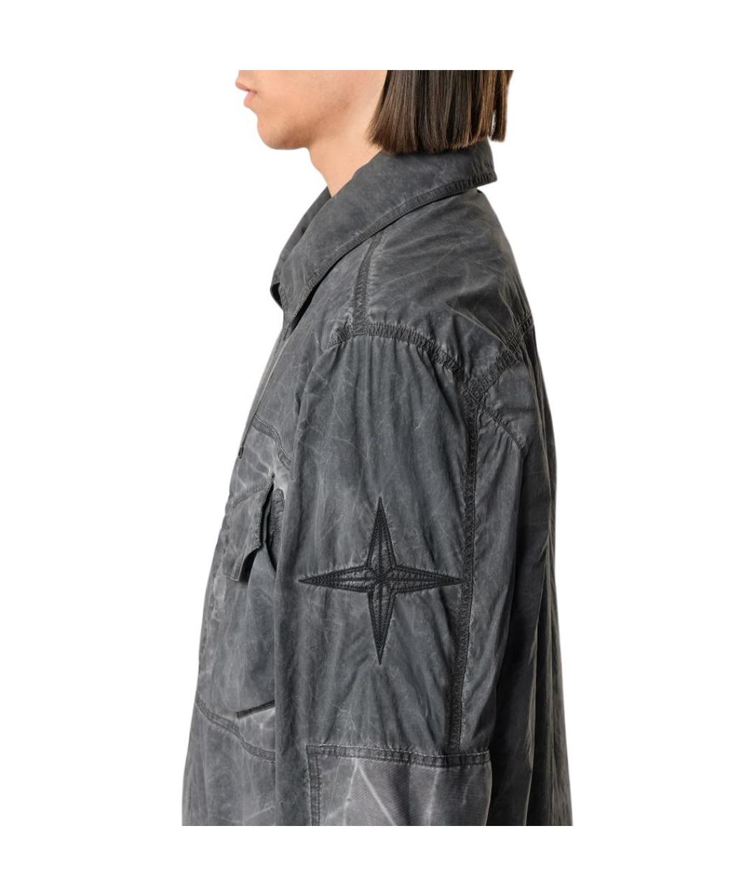 STONE ISLAND Черная куртка, фото 3