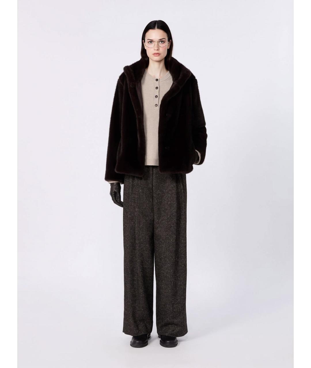'S MAX MARA Бежевый шерстяной джемпер / свитер, фото 2