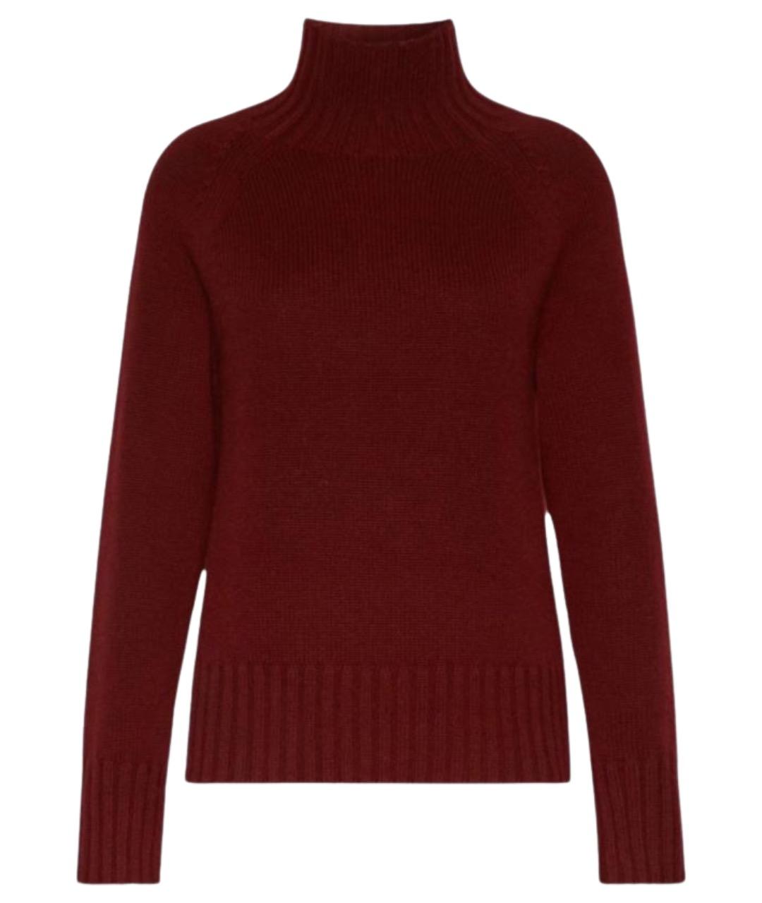 'S MAX MARA Бордовая шерстяная водолазка, фото 1