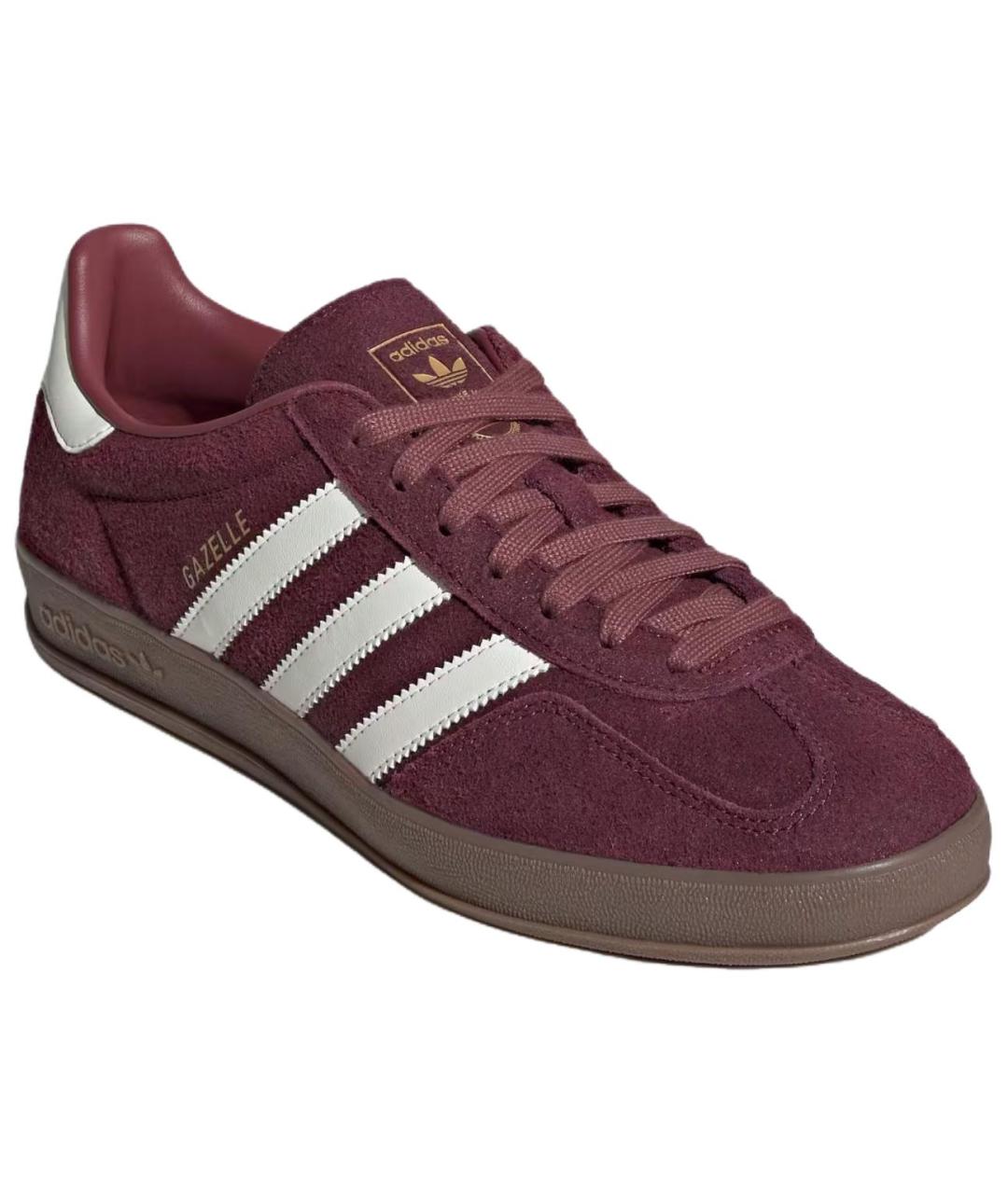 ADIDAS Красные замшевые кеды, фото 3