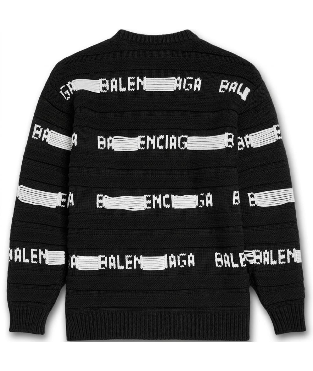 BALENCIAGA Черный джемпер / свитер, фото 2