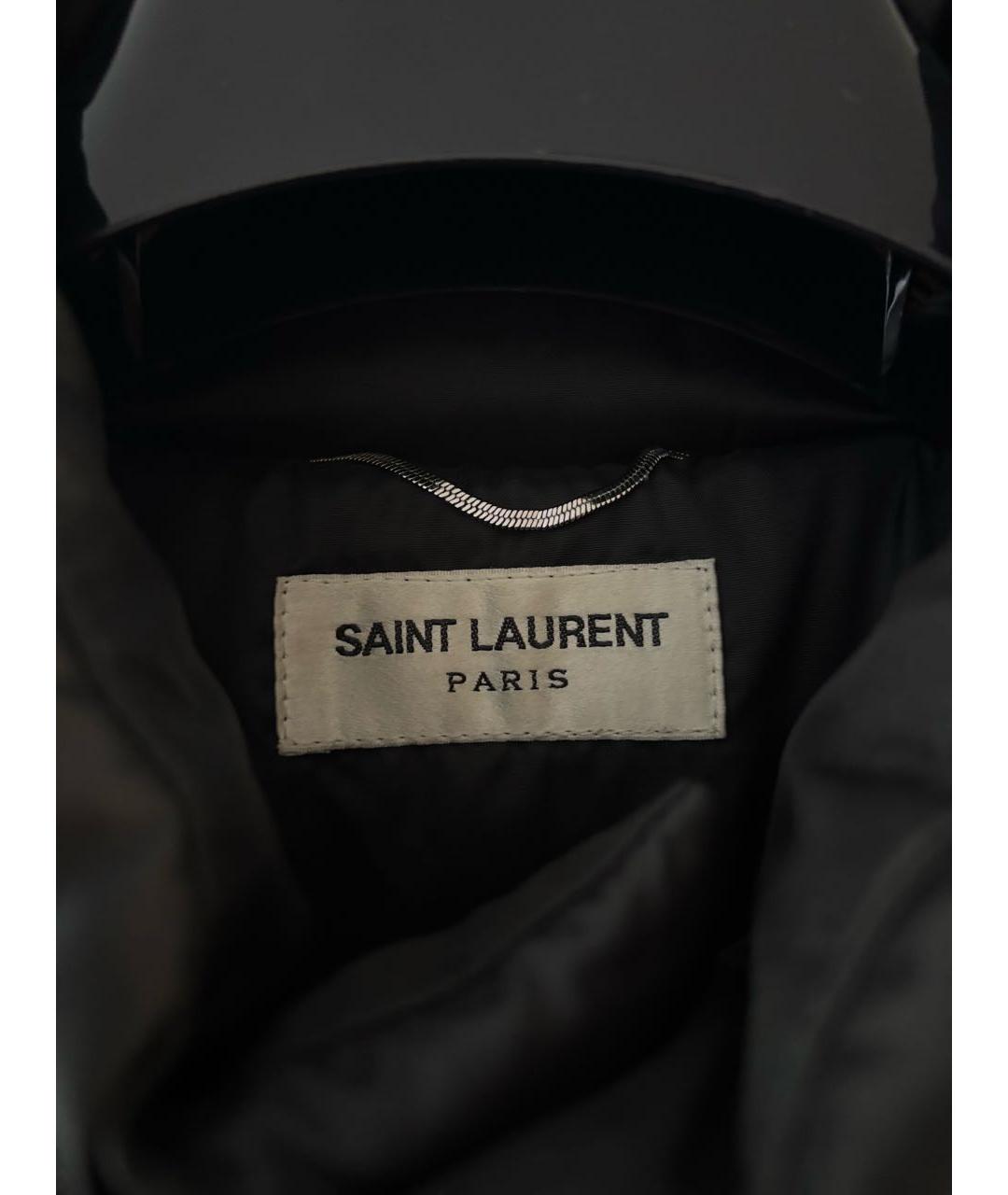 SAINT LAURENT Черный пуховик, фото 3