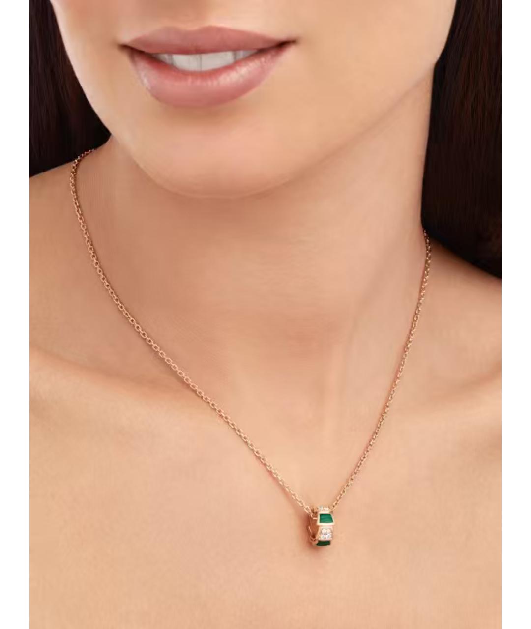 BVLGARI Золотое колье из розового золота, фото 4