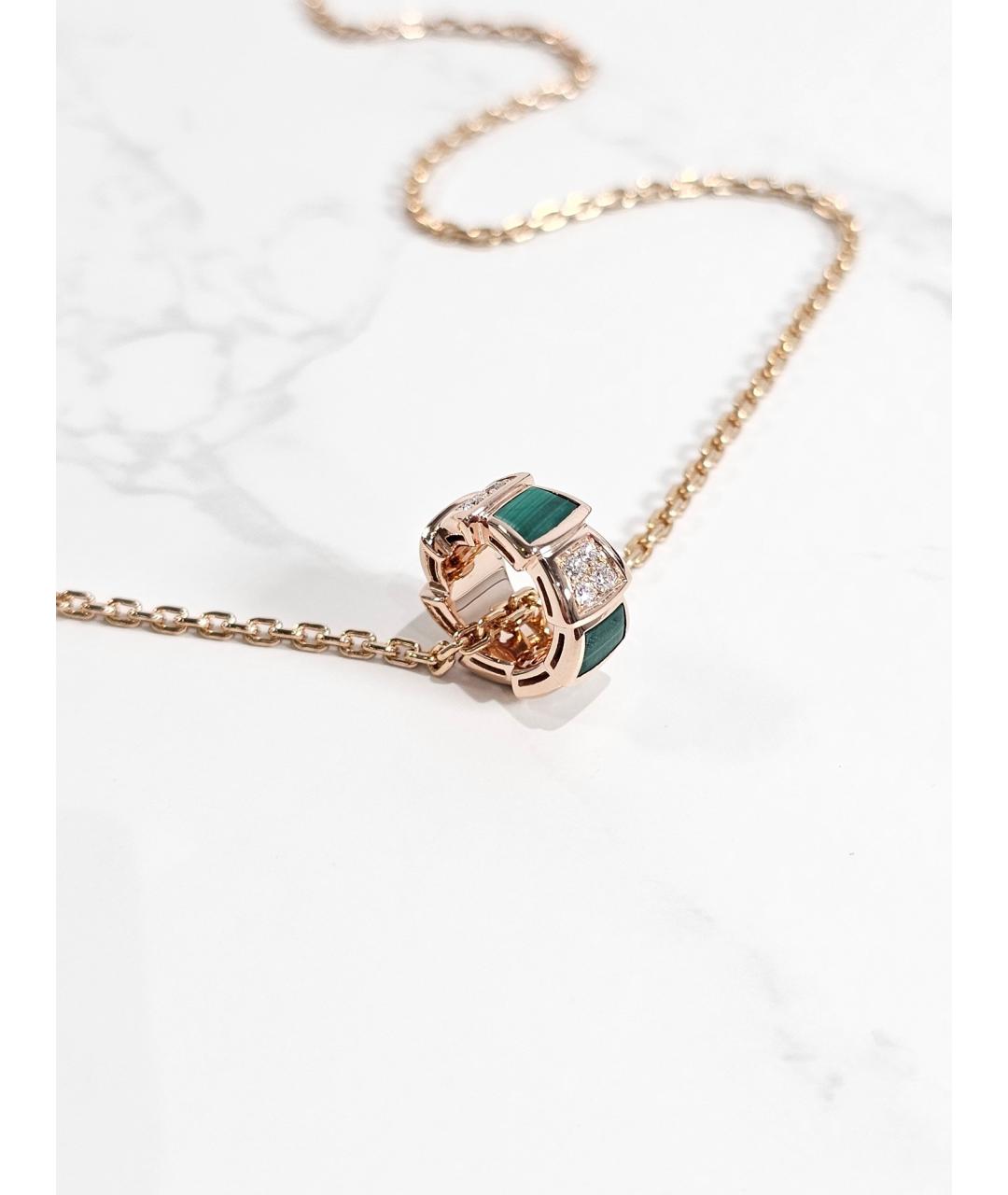 BVLGARI Золотое колье из розового золота, фото 2