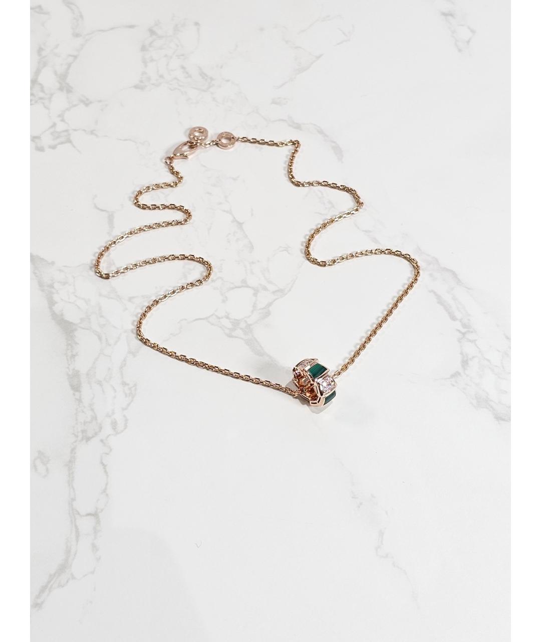BVLGARI Золотое колье из розового золота, фото 5