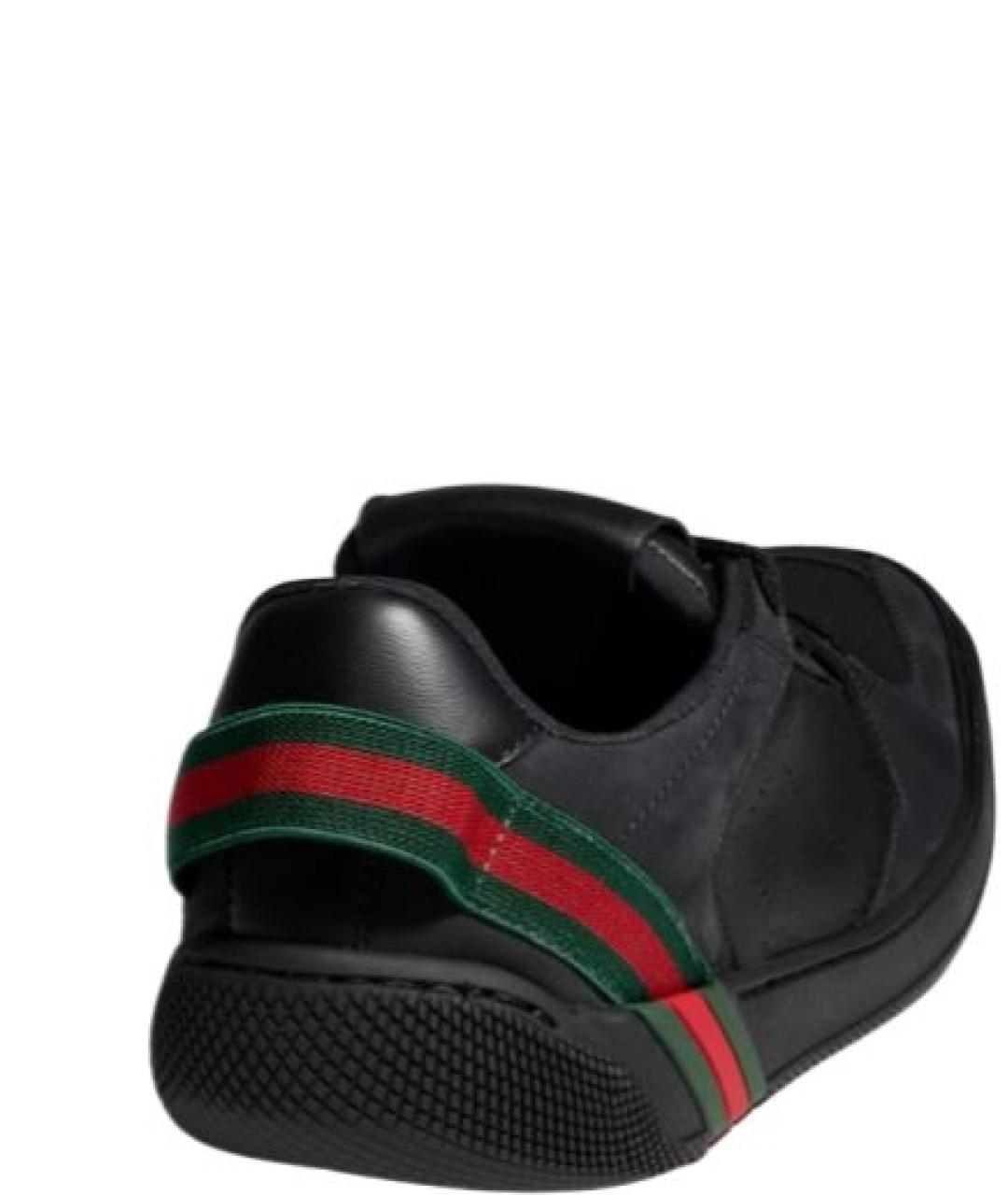 GUCCI Черные текстильные кроссовки, фото 2