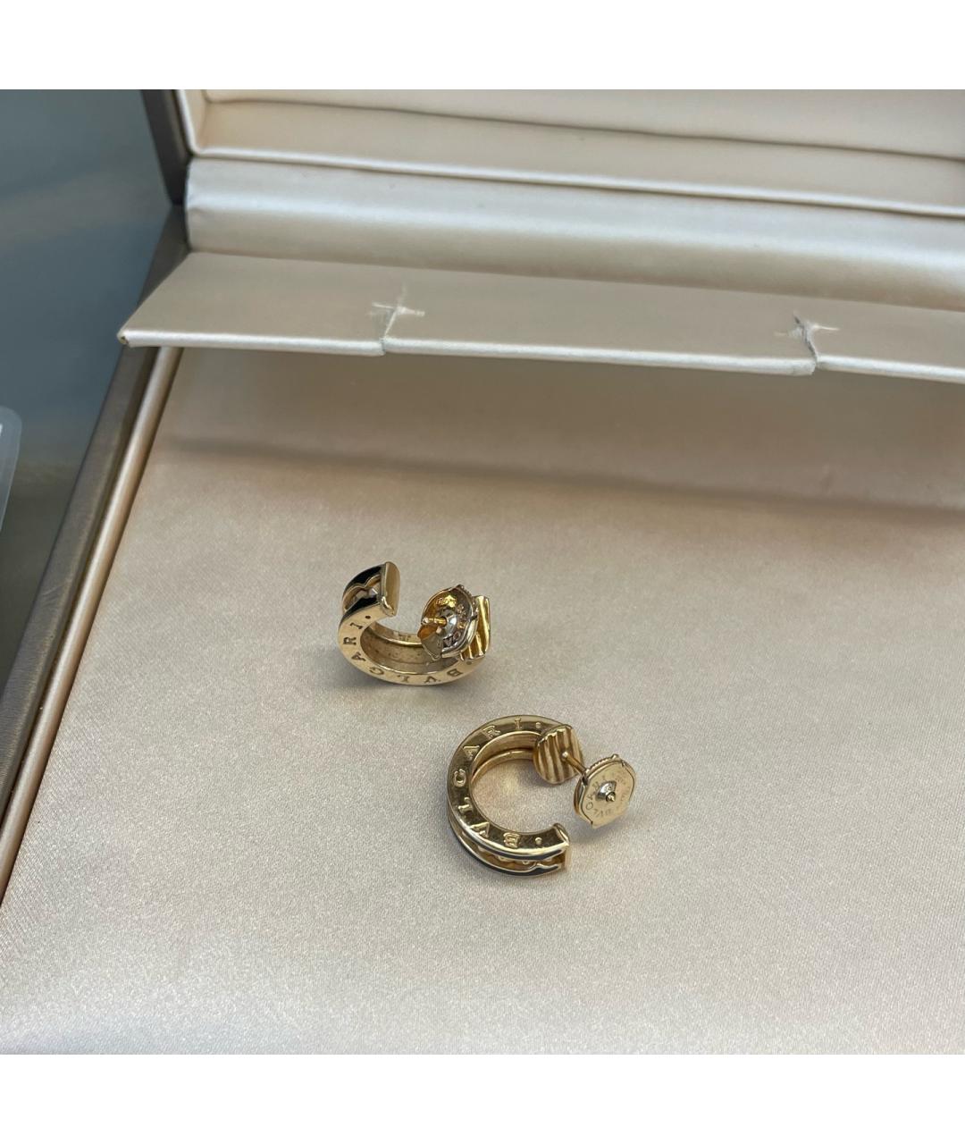 BVLGARI Золотые серьги из розового золота, фото 6