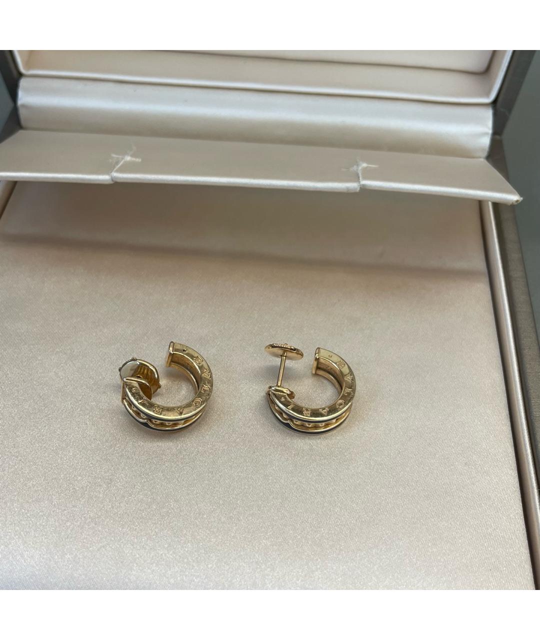 BVLGARI Золотые серьги из розового золота, фото 5