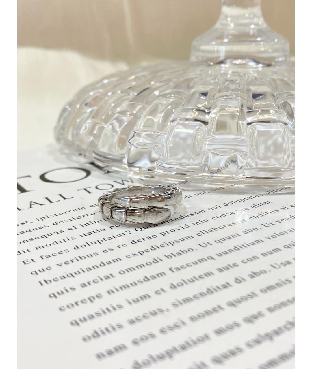 BVLGARI Серебряное кольцо из белого золота, фото 3