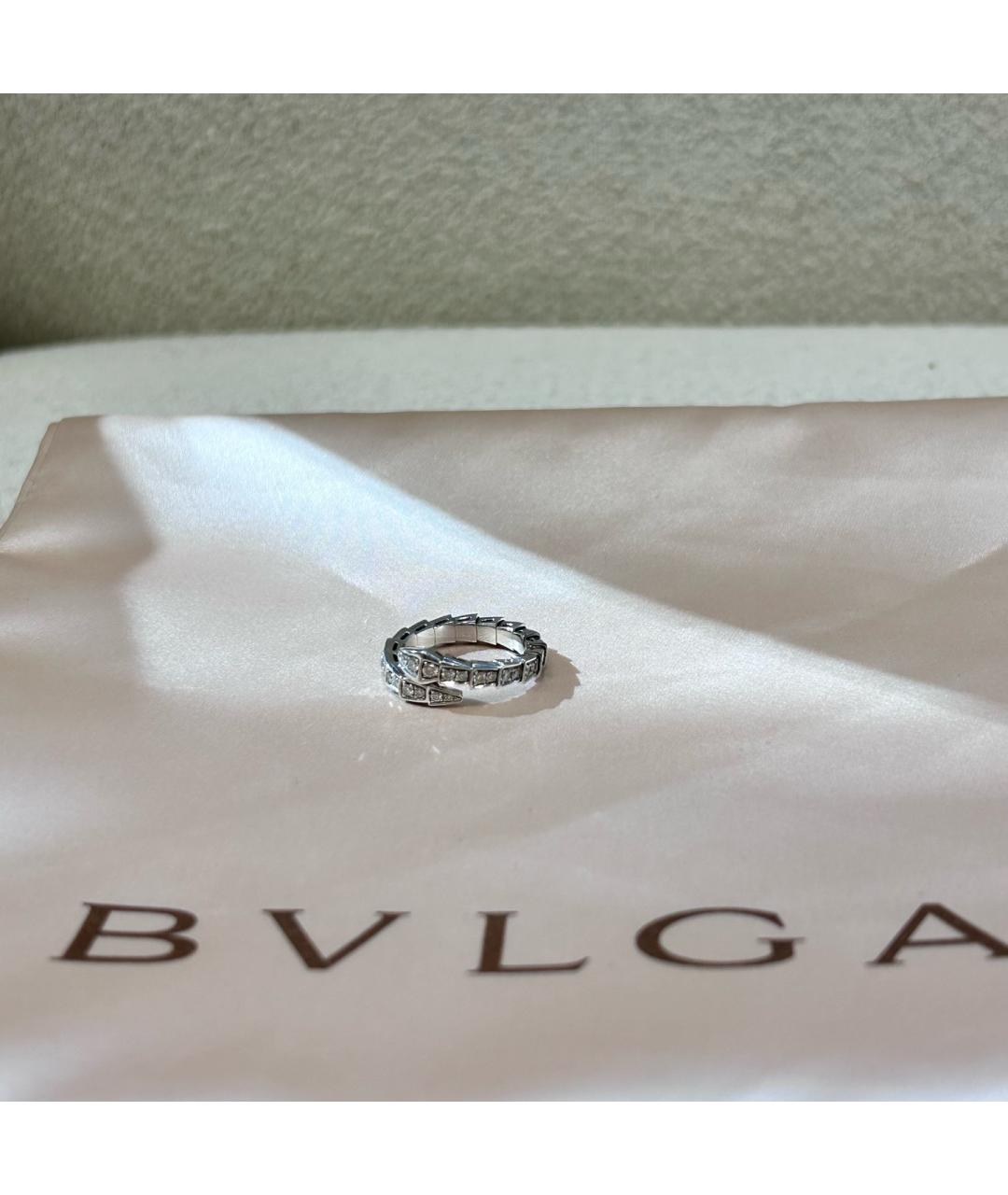 BVLGARI Серебряное кольцо из белого золота, фото 3