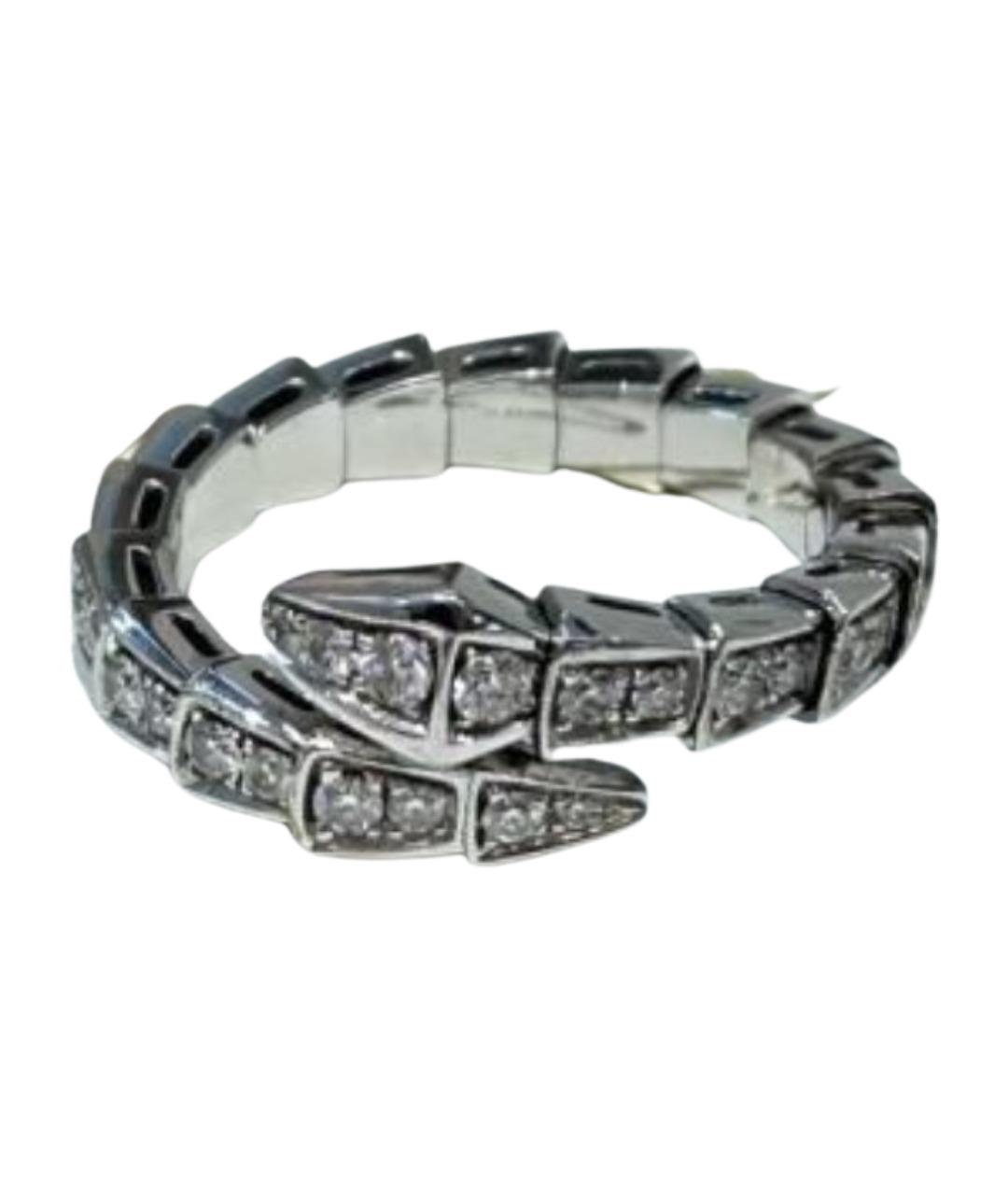 BVLGARI Серебряное кольцо из белого золота, фото 1
