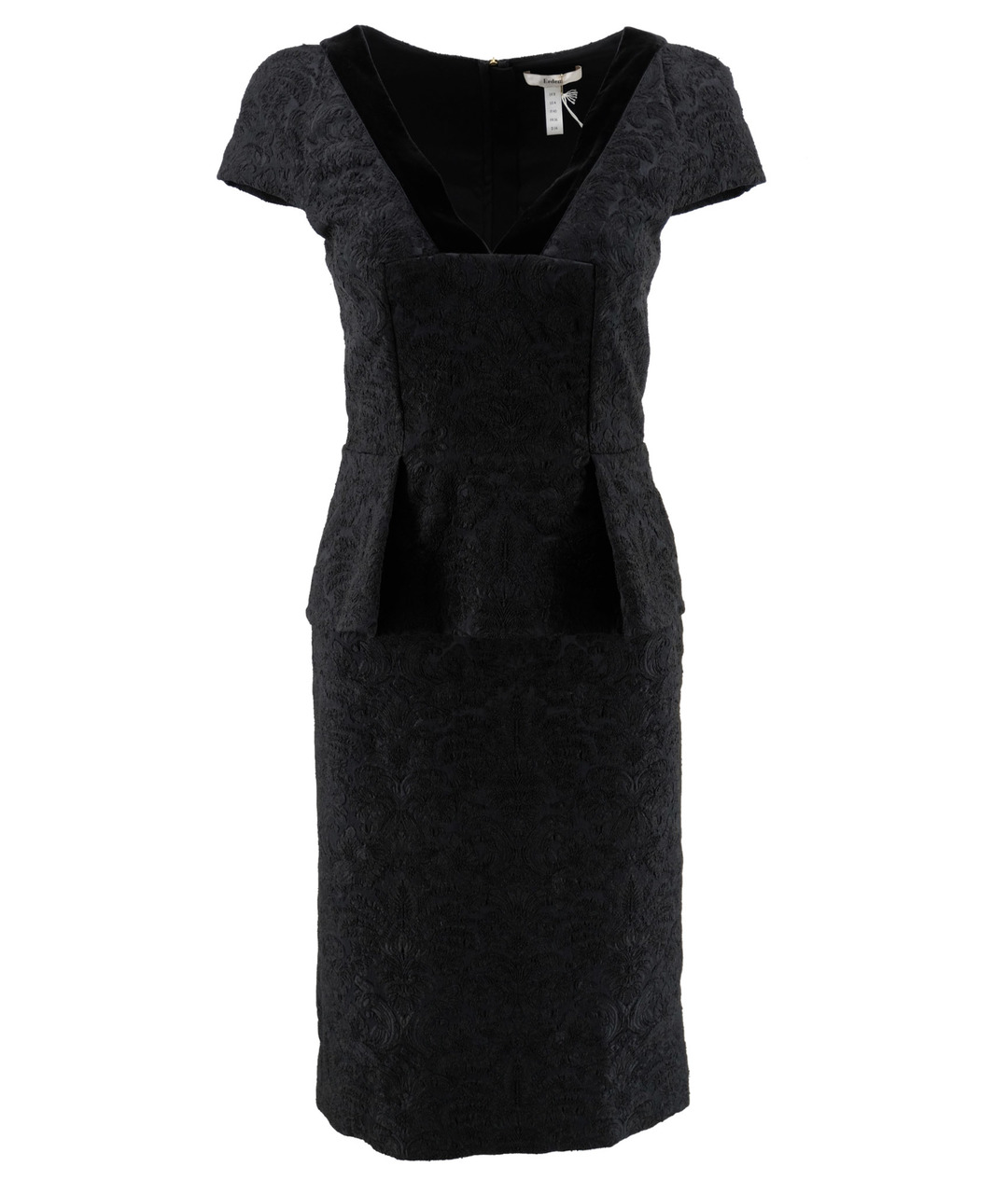 ERDEM Черное полиэстеровое повседневное платье, фото 1