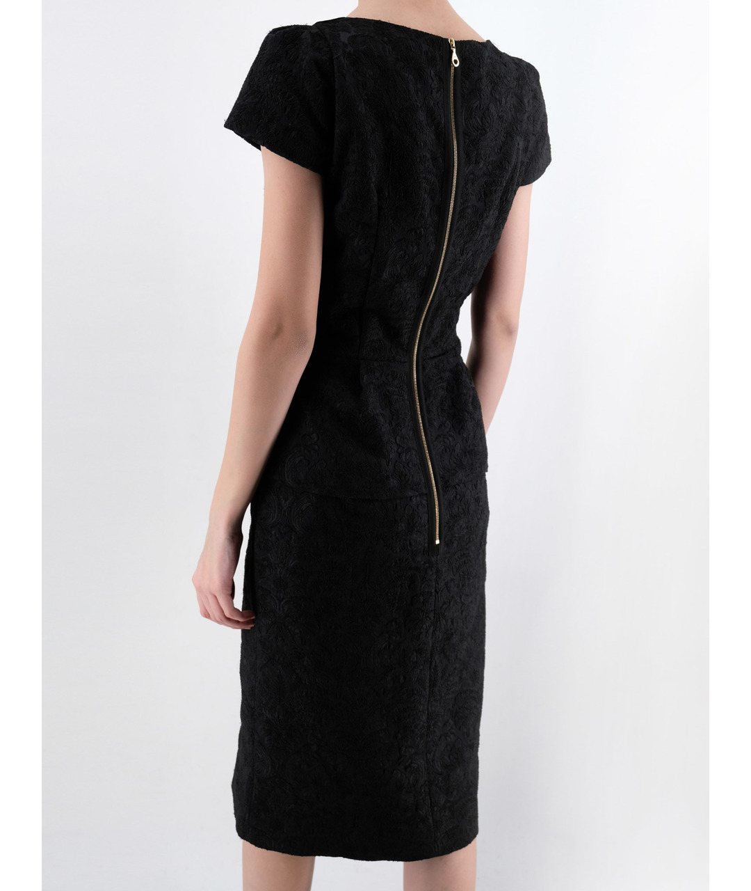 ERDEM Черное полиэстеровое повседневное платье, фото 3