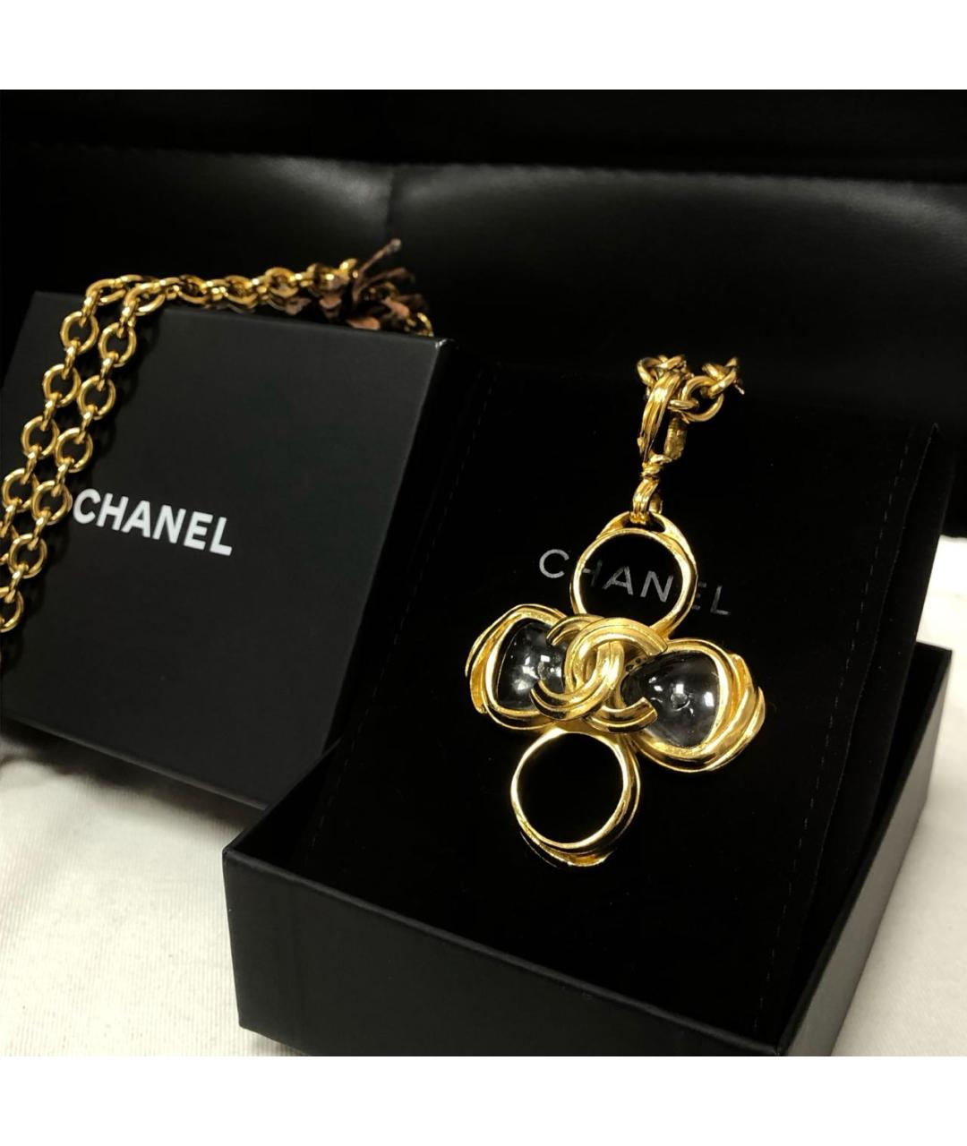 CHANEL Золотое колье, фото 2