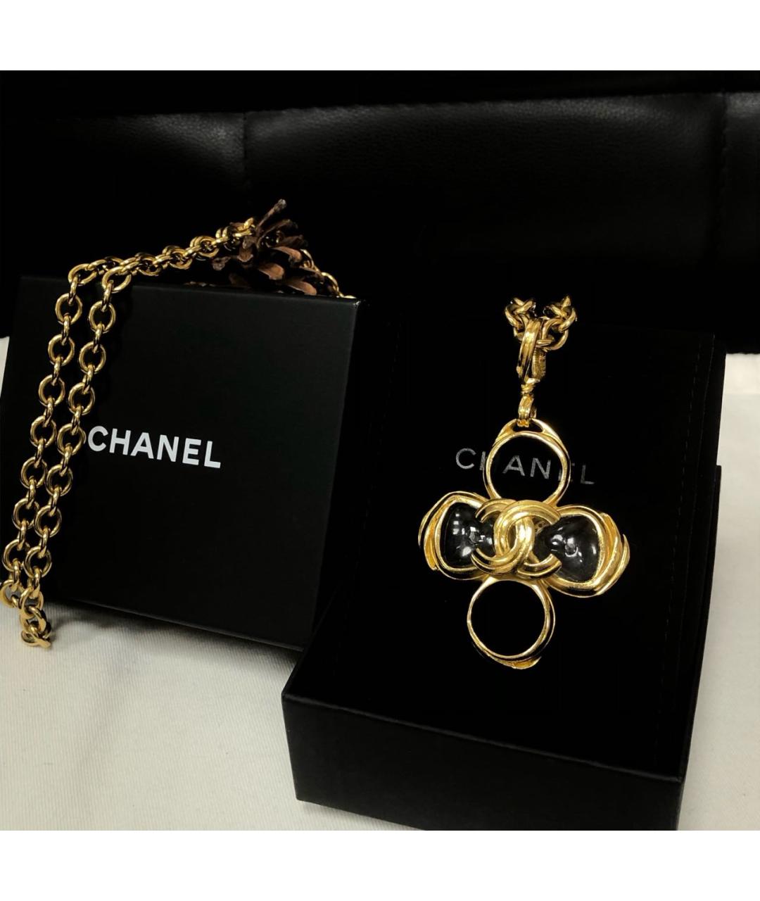 CHANEL Золотое колье, фото 3
