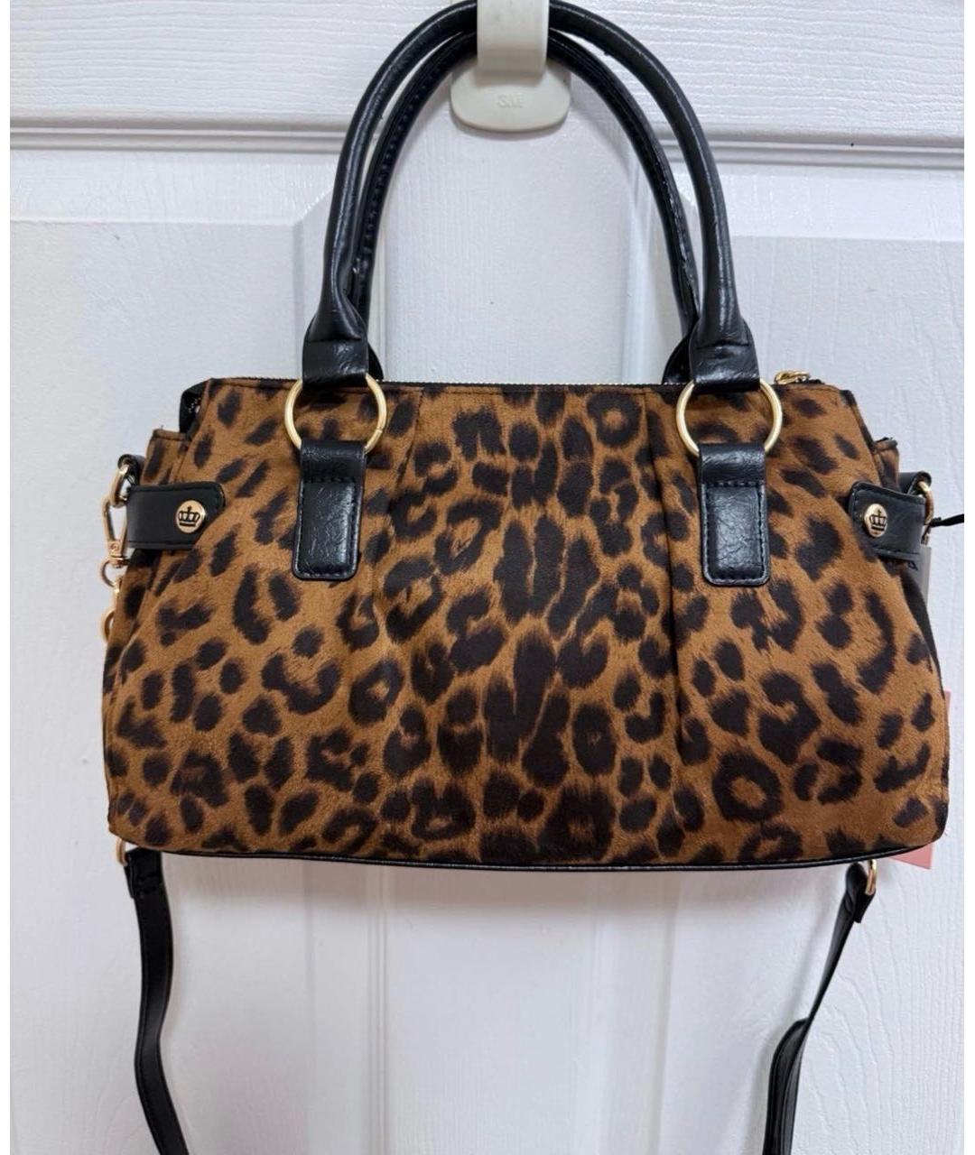 JUICY COUTURE Коричневая сумка с короткими ручками, фото 4