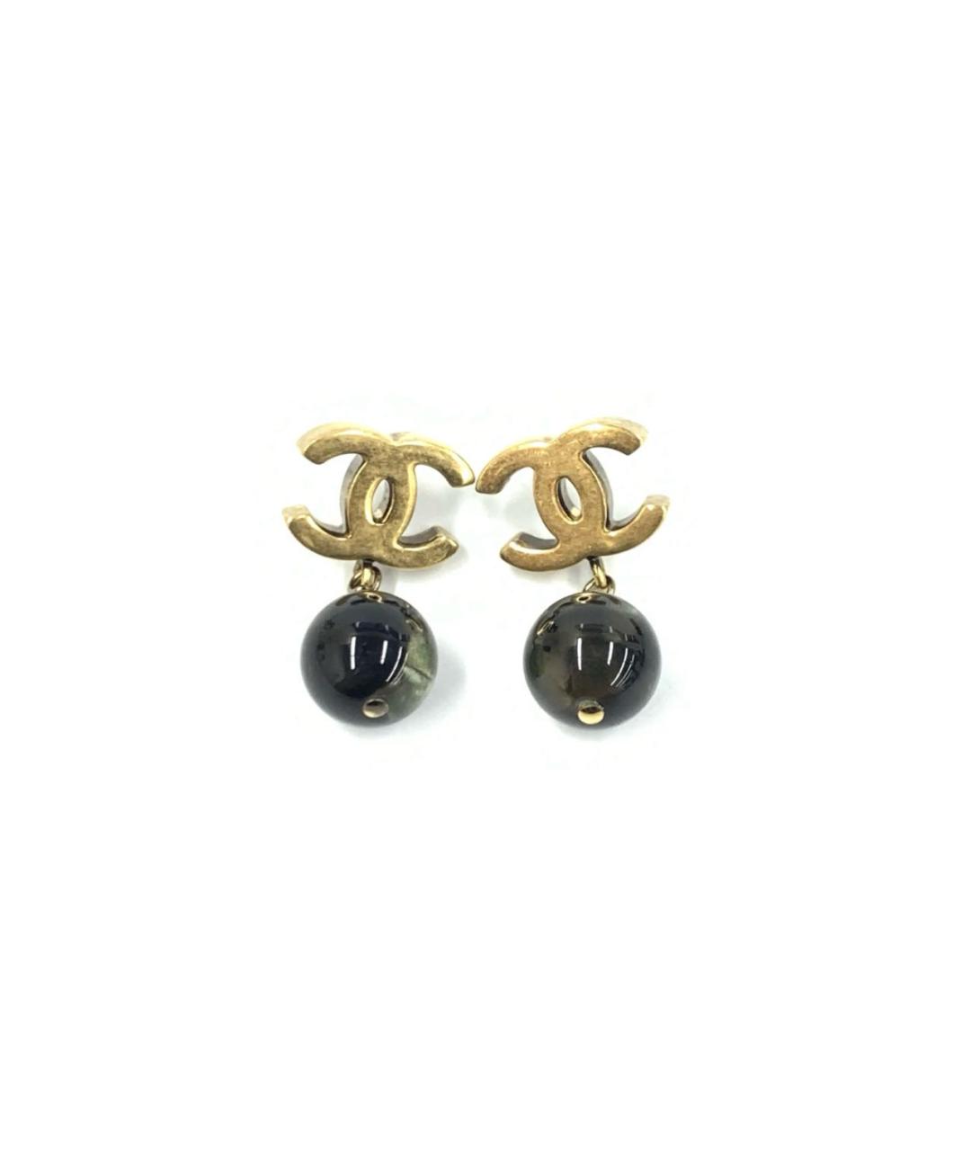 CHANEL Золотые серьги, фото 5