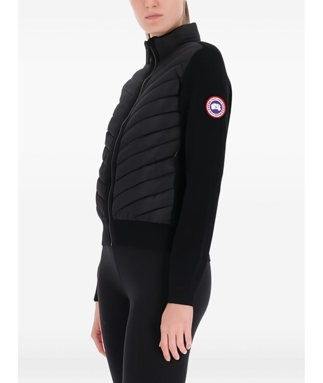 CANADA GOOSE Черная шерстяная куртка, фото 4