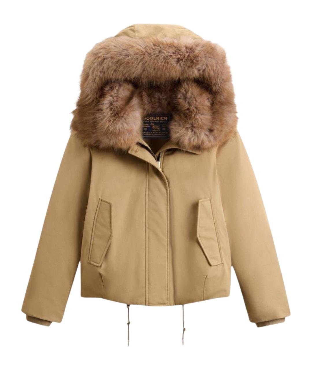 WOOLRICH Хаки хлопковая куртка, фото 1