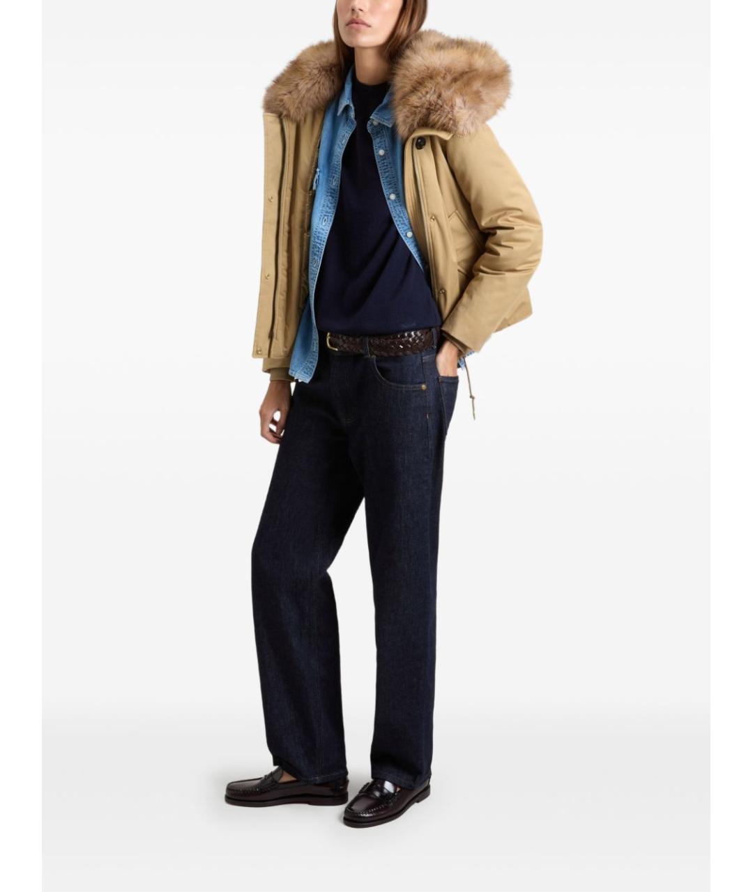 WOOLRICH Хаки хлопковая куртка, фото 5