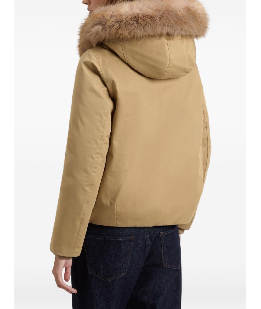 WOOLRICH Хаки хлопковая куртка, фото 4