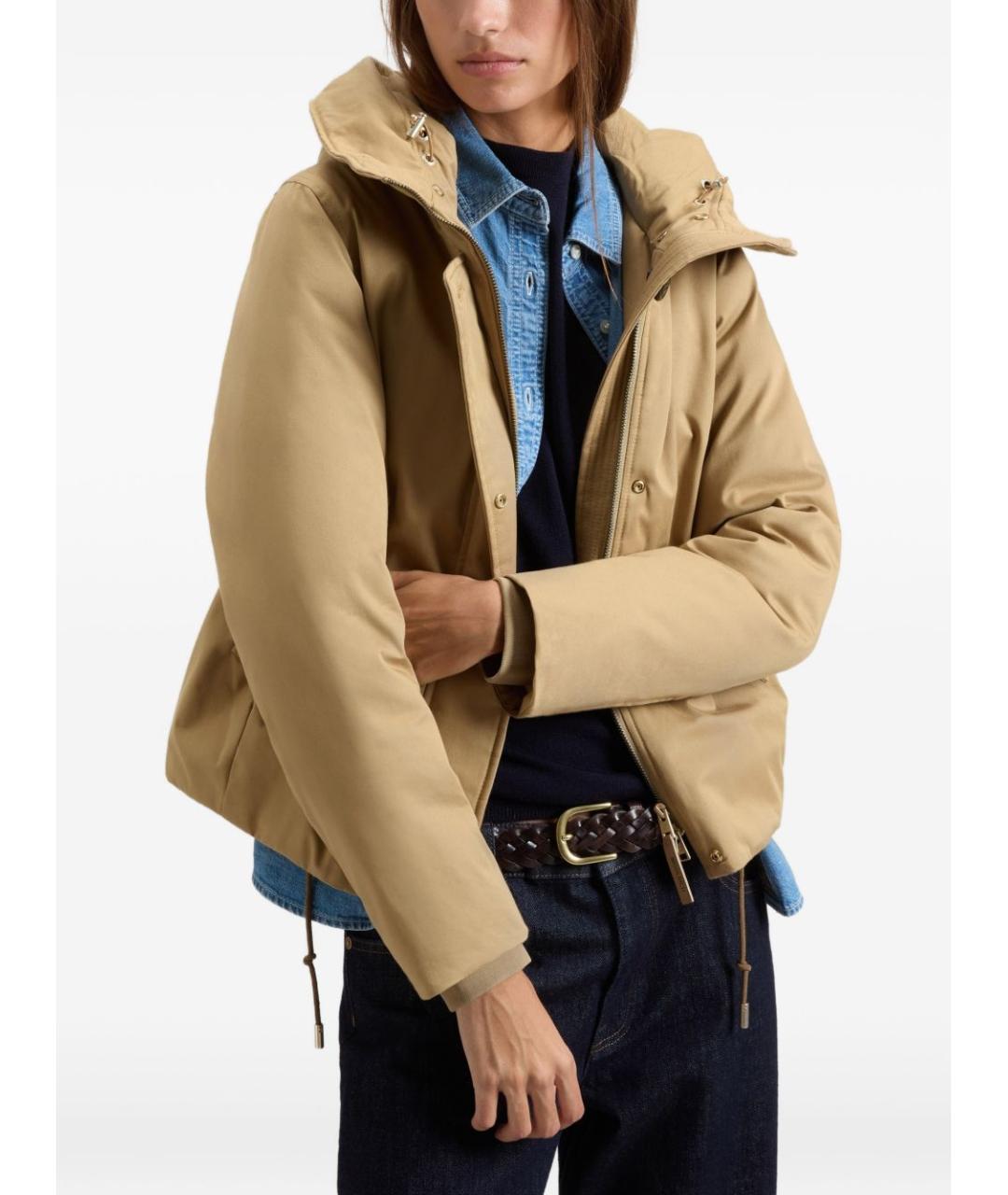 WOOLRICH Хаки хлопковая куртка, фото 2