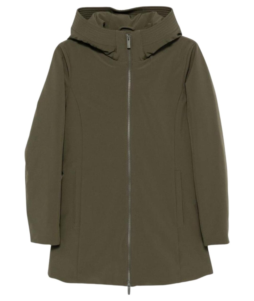 WOOLRICH Хаки пальто, фото 1