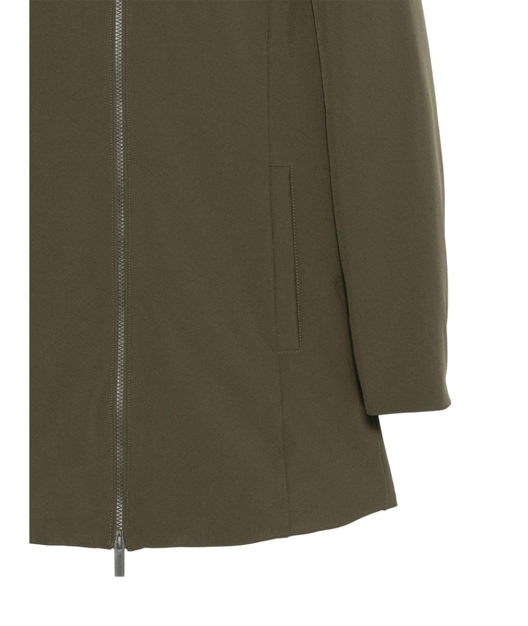 WOOLRICH Хаки пальто, фото 2