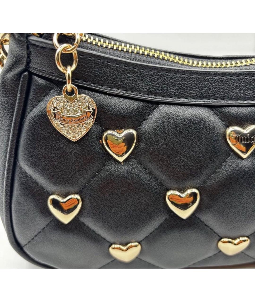 JUICY COUTURE Черная сумка с короткими ручками, фото 3